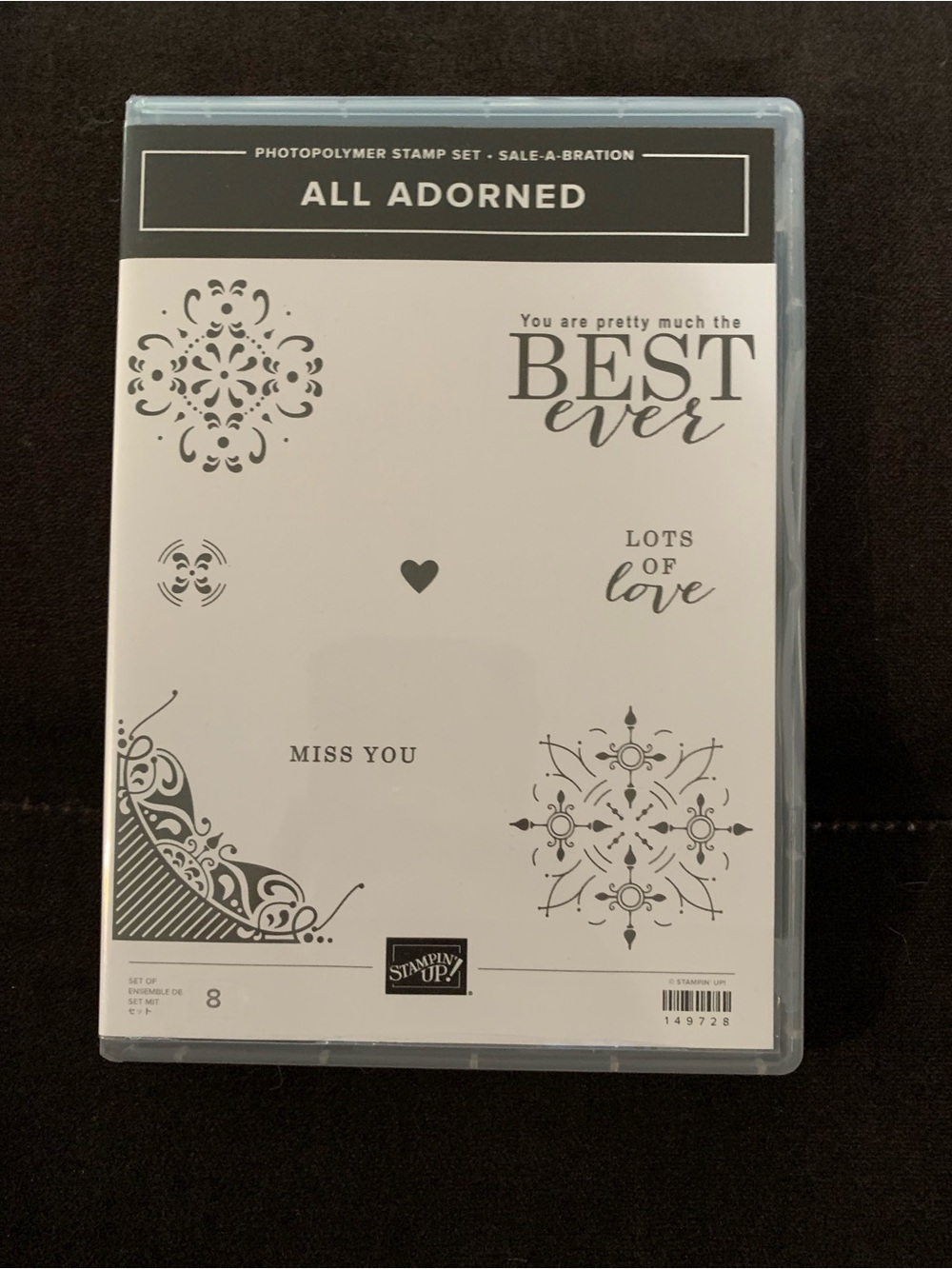 Stampin' Up! All Adorned Photopolymer Stamp Set